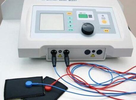 Dispositivo para electroforese - un procedemento fisioterapéutico para a prostatite